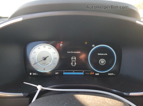 5NMS5DAL5PH628933 2023 HYUNDAI SANTA FE CALLIGRAPHY White Instrument cluster view