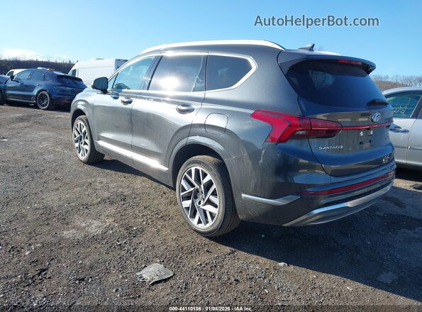 5NMS5DAL5PH634795 2023 HYUNDAI SANTA FE CALLIGRAPHY Gray Trasero izquierdo