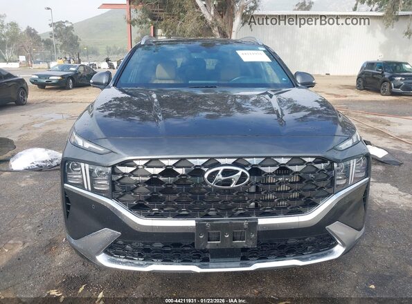 5NMS5DAL6NH448602 2022 HYUNDAI SANTA FE CALLIGRAPHY Gray Սալոնի հետևի տեսք