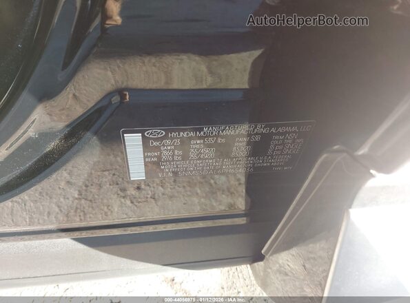 5NMS5DAL6PH654036 2023 HYUNDAI SANTA FE CALLIGRAPHY Black Engine compartment view