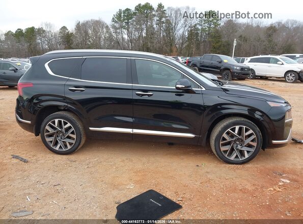 5NMS5DAL8PH620633 2023 HYUNDAI SANTA FE CALLIGRAPHY Black Вид задньої частини салону