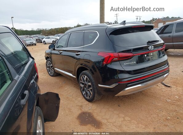 5NMS5DAL8PH620633 2023 HYUNDAI SANTA FE CALLIGRAPHY Black Задня ліва чверть
