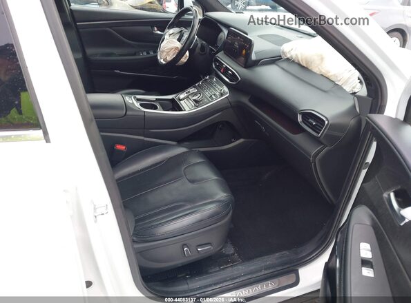 5NMS5DAL9PH549426 2023 HYUNDAI SANTA FE CALLIGRAPHY White Вид салону спереду