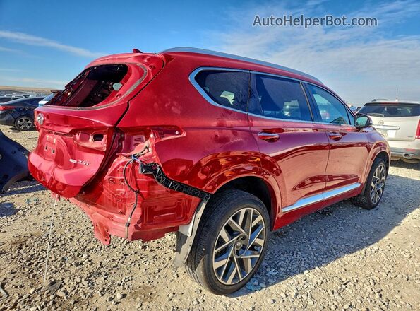 5NMS5DALXPH506942 2023 HYUNDAI SANTA FE CALLIGRAPHY Maroon Вид спереду