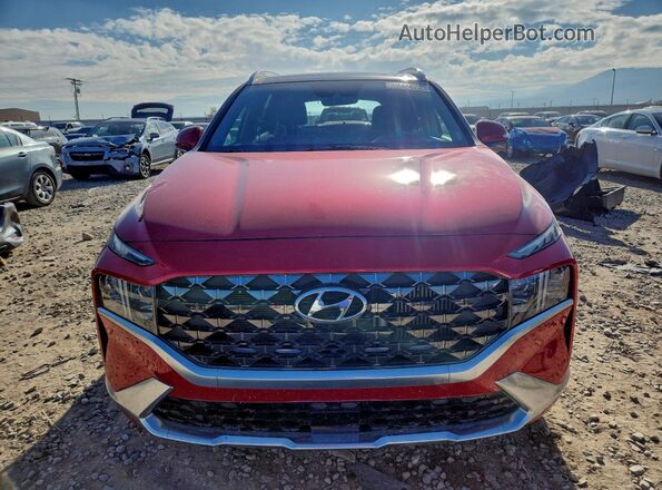 5NMS5DALXPH506942 2023 HYUNDAI SANTA FE CALLIGRAPHY Maroon Вид панелі приладів