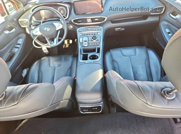 5NMS5DALXPH506942 2023 HYUNDAI SANTA FE CALLIGRAPHY Maroon Вид задньої частини салону