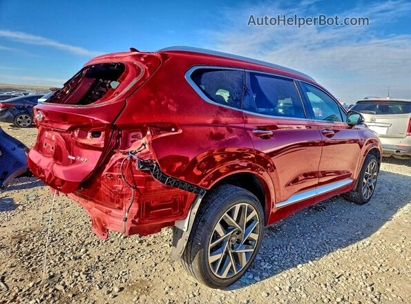 5NMS5DALXPH506942 2023 HYUNDAI SANTA FE CALLIGRAPHY Maroon Передня права чверть