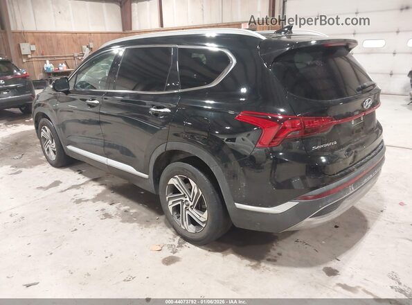 5NMS64AJXNH408227 2022 HYUNDAI SANTA FE Black Задня ліва чверть