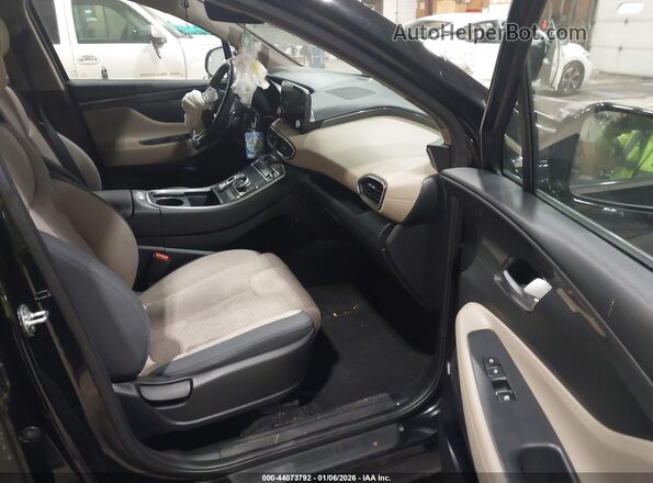 5NMS64AJXNH408227 2022 HYUNDAI SANTA FE Black Вид салону спереду