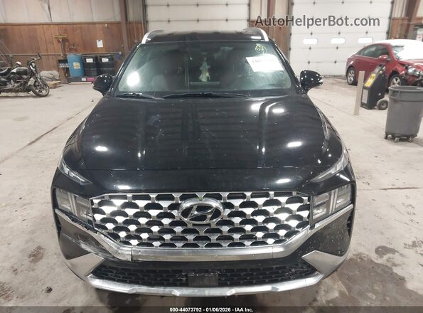 5NMS64AJXNH408227 2022 HYUNDAI SANTA FE Black Вид щитка приладів