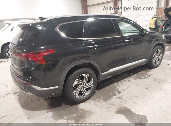 5NMS64AJXNH408227 2022 HYUNDAI SANTA FE Black Задня права чверть