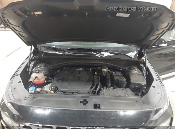 5NMS64AJXNH408227 2022 HYUNDAI SANTA FE Black Вид ззаду