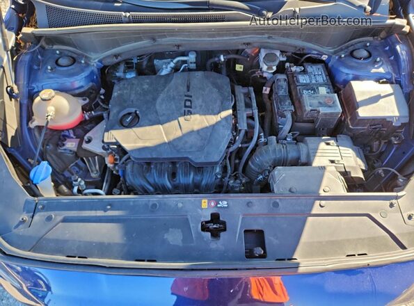 5NMS6DAJ2NH381587 2022 HYUNDAI SANTA Синий Вид подкапотного пространства