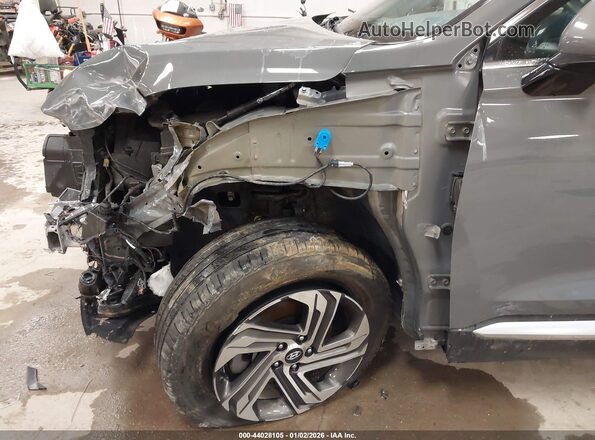 5NMS6DAJ4NH424035 2022 HYUNDAI SANTA FE Gray Widok z przodu