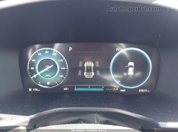 5NMS6DAJ9NH381814 2022 HYUNDAI SANTA FE Gray Vista de los asientos traseros