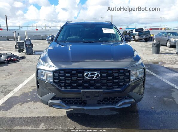 5NMS6DAJ9NH381814 2022 HYUNDAI SANTA FE Gray Vista interior trasera