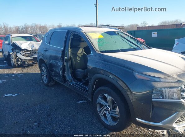 5NMS6DAJXNH426565 2022 HYUNDAI SANTA FE Gray Դիմացի տեսք