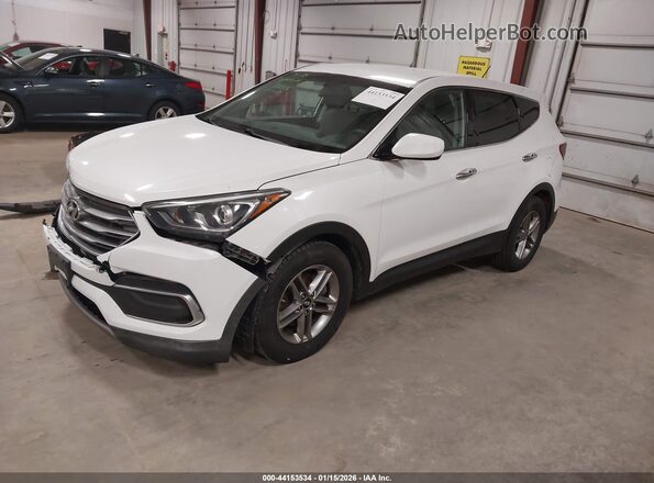 5NMZTDLB6JH107901 2018 HYUNDAI SANTA FE SPORT White 