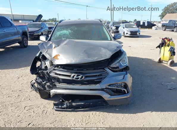 5NMZU3LBXJH064557 2018 HYUNDAI SANTA FE SPORT Gray Widok wnętrza z tyłu
