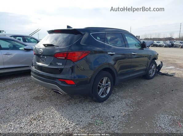 5NMZUDLB3HH011358 2017 HYUNDAI SANTA FE SPORT Black Trasero derecho