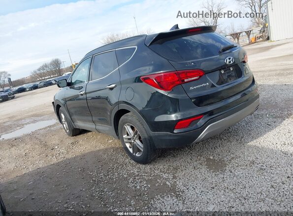 5NMZUDLB3HH011358 2017 HYUNDAI SANTA FE SPORT Black Trasero izquierdo