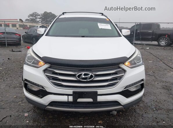 5NMZUDLB7HH035646 2017 HYUNDAI SANTA FE SPORT White Вид щитка приладів