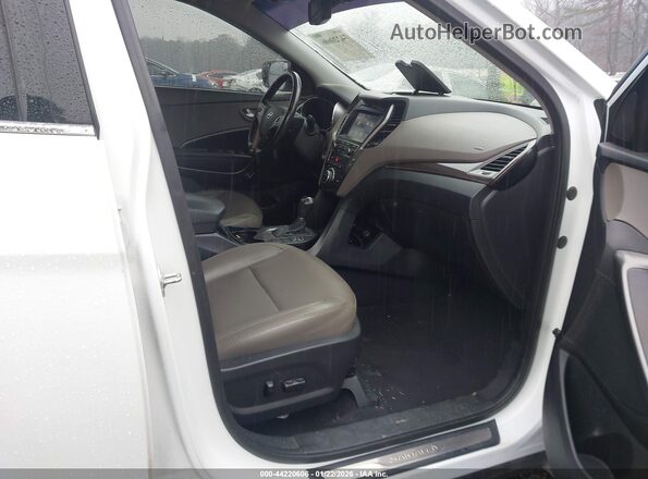 5NMZUDLB7HH035646 2017 HYUNDAI SANTA FE SPORT White Вид салону спереду