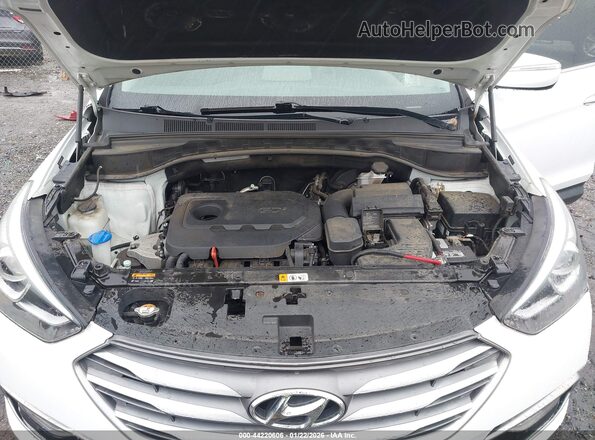 5NMZUDLB7HH035646 2017 HYUNDAI SANTA FE SPORT White Вид ззаду