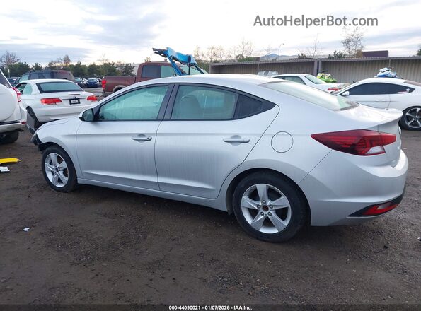 5NPD74LF0KH496637 2019 HYUNDAI ELANTRA Серебряный 
