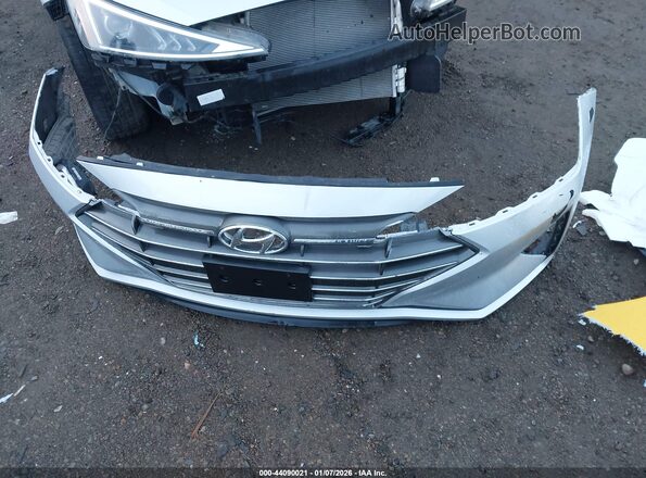 5NPD74LF0KH496637 2019 HYUNDAI ELANTRA Серебряный Вид щитка приборов