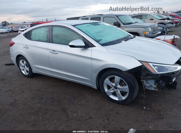 5NPD74LF0KH496637 2019 HYUNDAI ELANTRA Серебряный Панорамный вид салона 360°