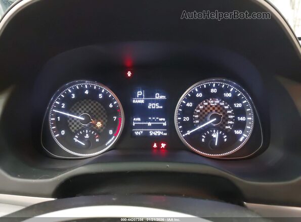 5NPD74LF2KH450128 2019 HYUNDAI ELANTRA Серебряный Вид задних сидений