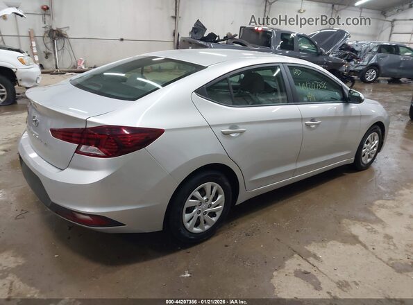 5NPD74LF2KH450128 2019 HYUNDAI ELANTRA Серебряный Задняя правая четверть