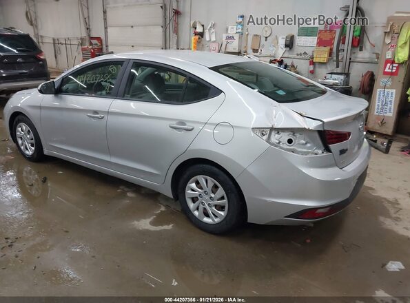 5NPD74LF2KH450128 2019 HYUNDAI ELANTRA Серебряный Задняя левая четверть