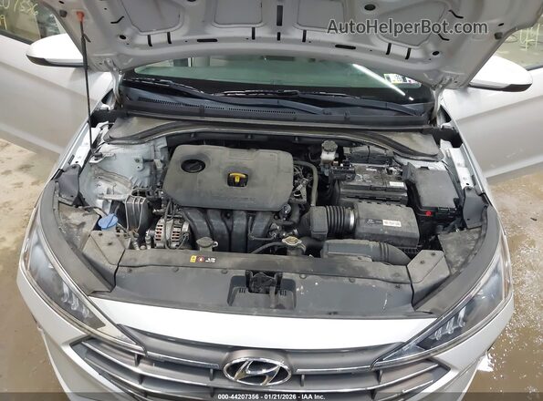5NPD74LF2KH450128 2019 HYUNDAI ELANTRA Серебряный Вид сзади