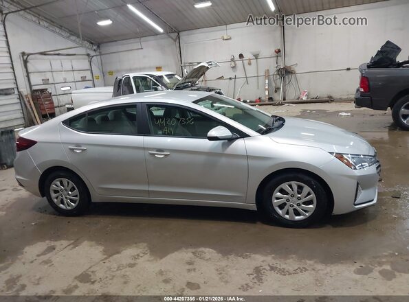 5NPD74LF2KH450128 2019 HYUNDAI ELANTRA Серебряный Панорамный вид салона 360°