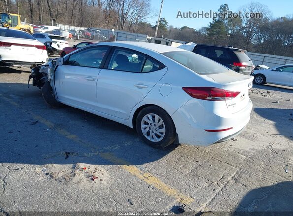 5NPD74LF3JH330627 2018 HYUNDAI ELANTRA White Trasero izquierdo