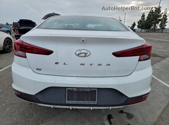 5NPD74LF5KH440130 2019 HYUNDAI ELANTRA Белый Вид сзади