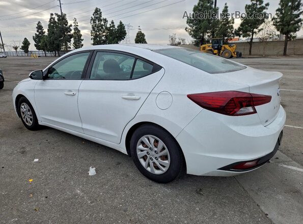 5NPD74LF5KH440130 2019 HYUNDAI ELANTRA Белый Задняя левая четверть