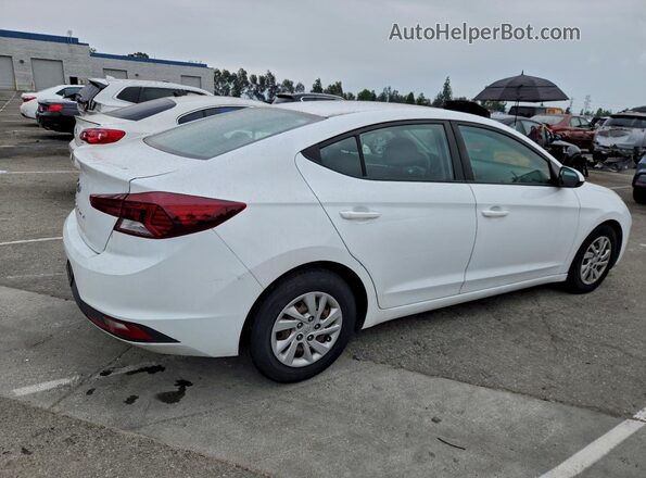 5NPD74LF5KH440130 2019 HYUNDAI ELANTRA Белый Задняя правая четверть