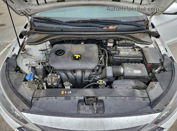 5NPD74LF5KH440130 2019 HYUNDAI ELANTRA Белый Вид задней части салона