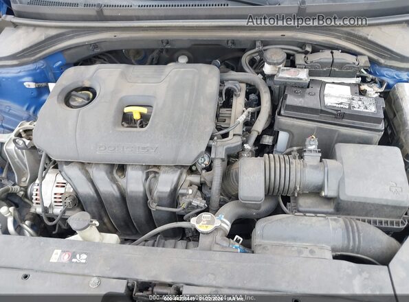 5NPD74LF5LH508038 2020 HYUNDAI ELANTRA Blue Вид ззаду