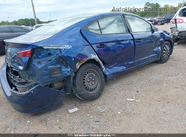 5NPD74LF5LH508038 2020 HYUNDAI ELANTRA Blue Задня права чверть