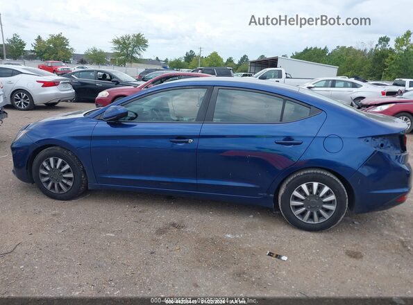 5NPD74LF5LH508038 2020 HYUNDAI ELANTRA Blue Панорамний вид салону 360°