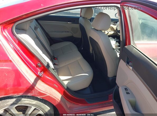 5NPD84LF0HH007580 2017 HYUNDAI ELANTRA Red Вид наклейки з VIN-кодом