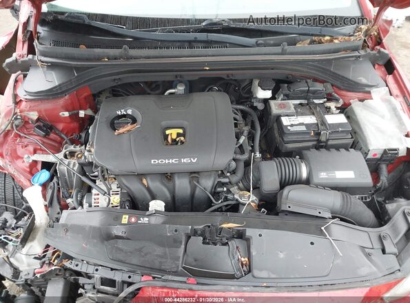 5NPD84LF0HH007580 2017 HYUNDAI ELANTRA Red Вид ззаду