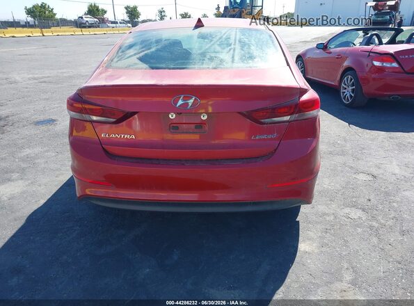 5NPD84LF0HH007580 2017 HYUNDAI ELANTRA Red 
