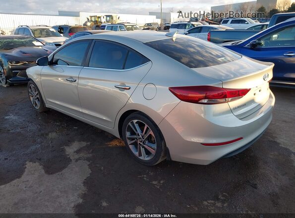 5NPD84LF0HH068993 2017 HYUNDAI ELANTRA Silver Rear left