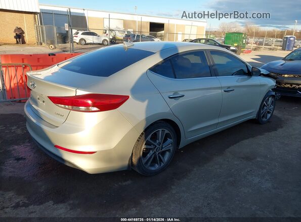 5NPD84LF0HH068993 2017 HYUNDAI ELANTRA Silver Rear right