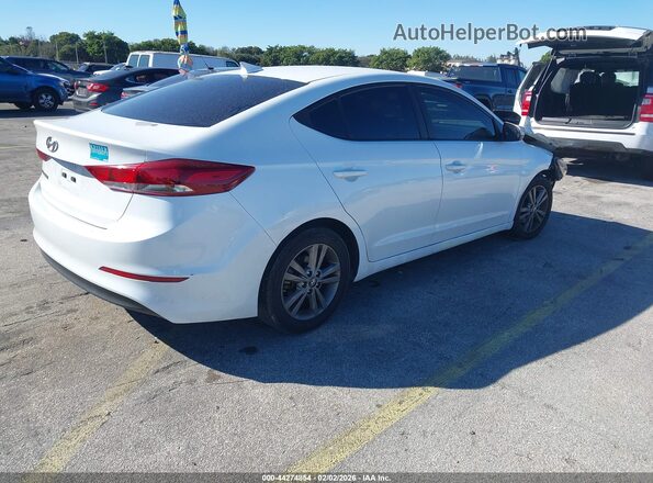 5NPD84LF0JH229185 2018 HYUNDAI ELANTRA White Trasero derecho